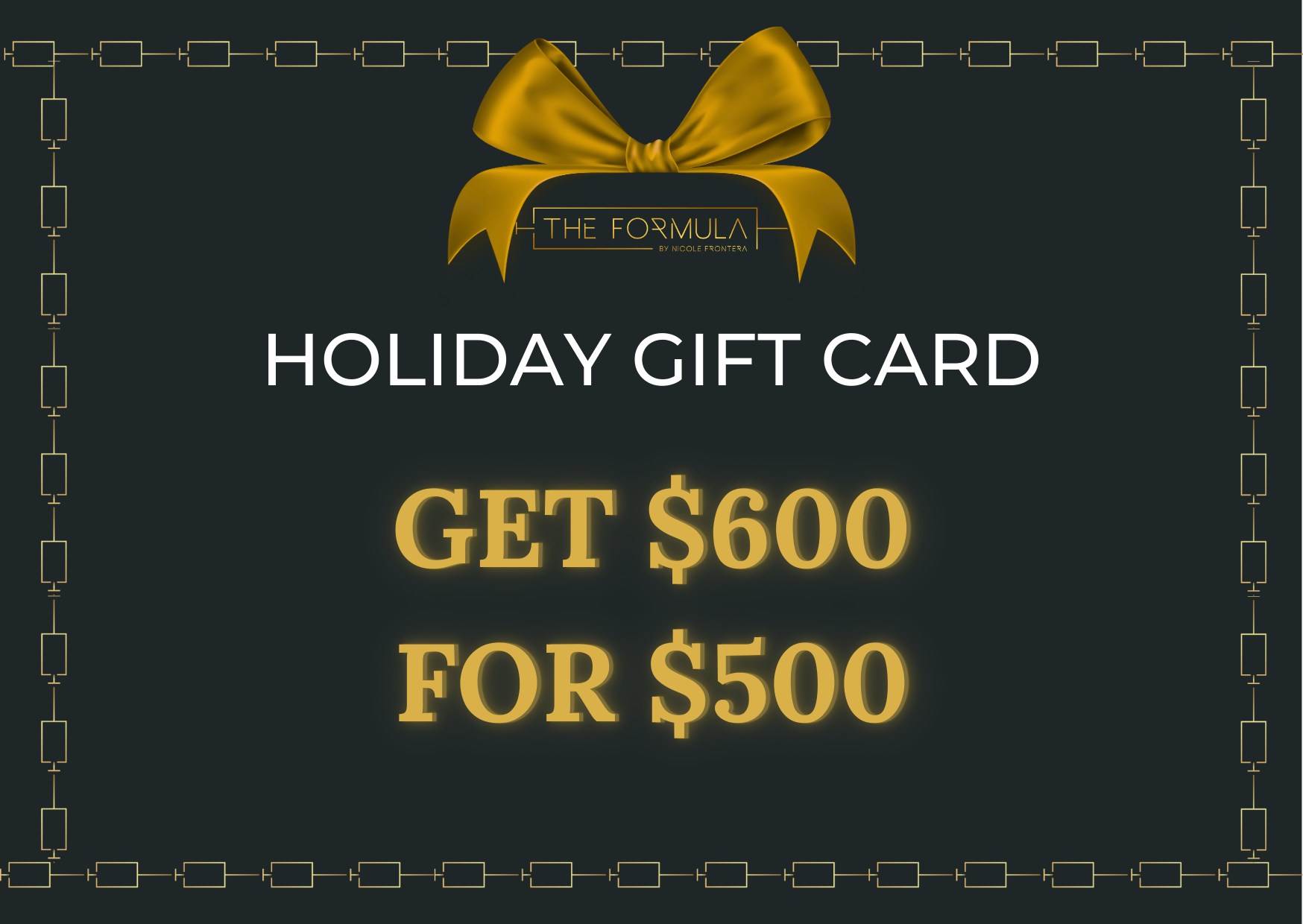 get $600 for $500 med spa gift card - get $600 for $500