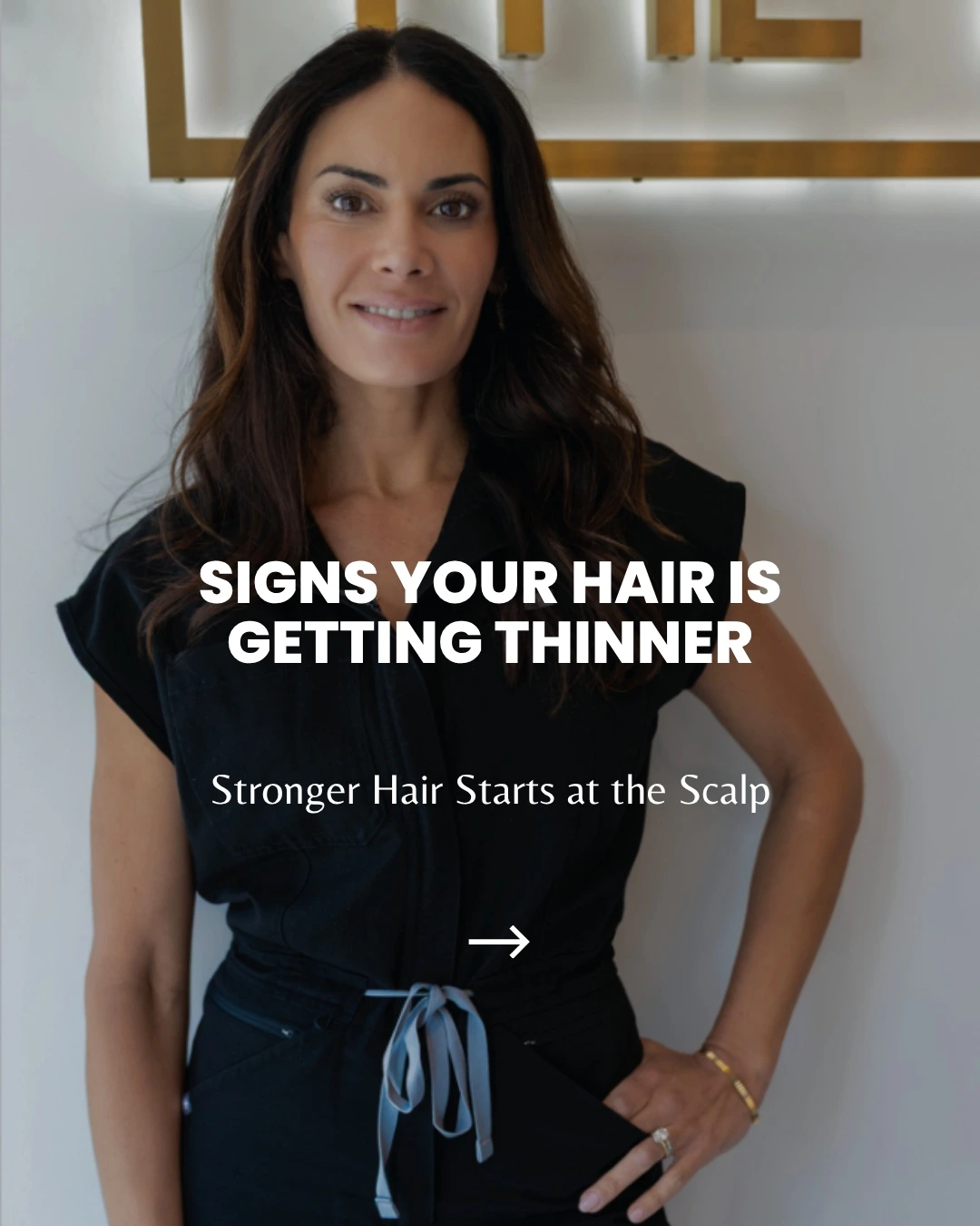 signs your hair is getting thinner
